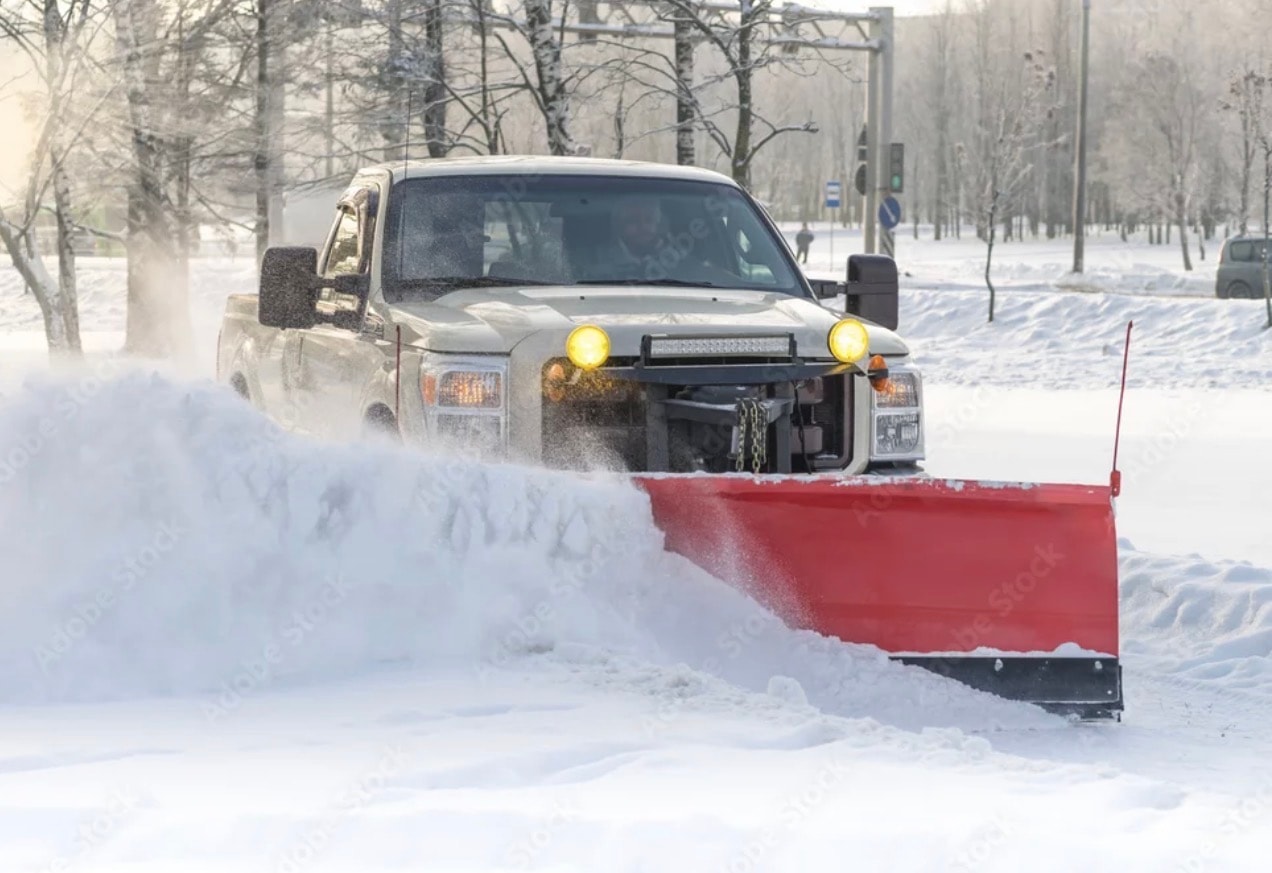 Snow Removal — Commercial Lot